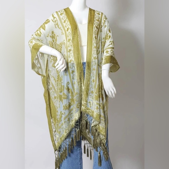 Three Bird Nest / CRUSHIN' ON YOU VELVET KIMONO onesize - Picture 12 of 12